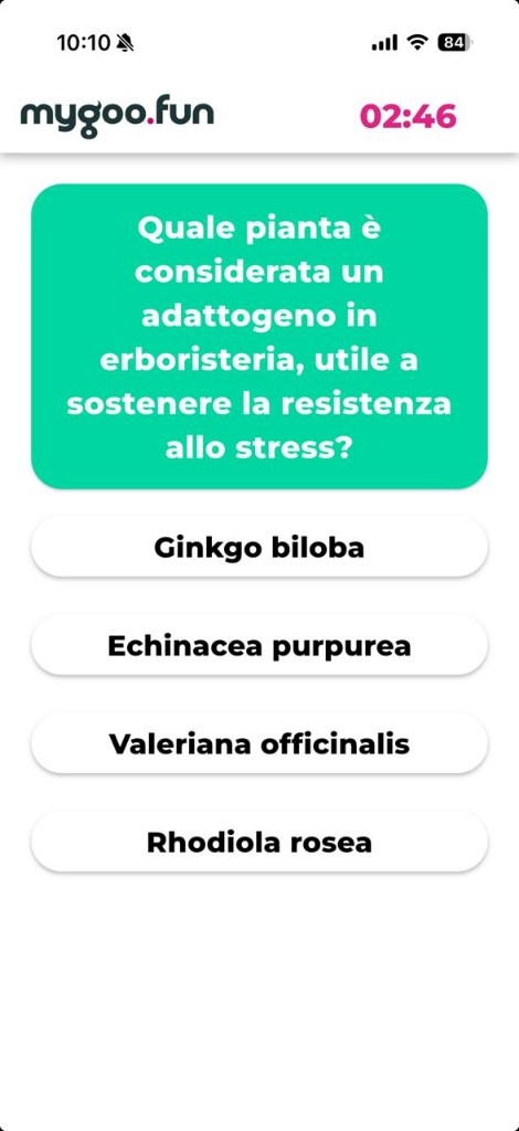mygoo quiz schermata di gioco